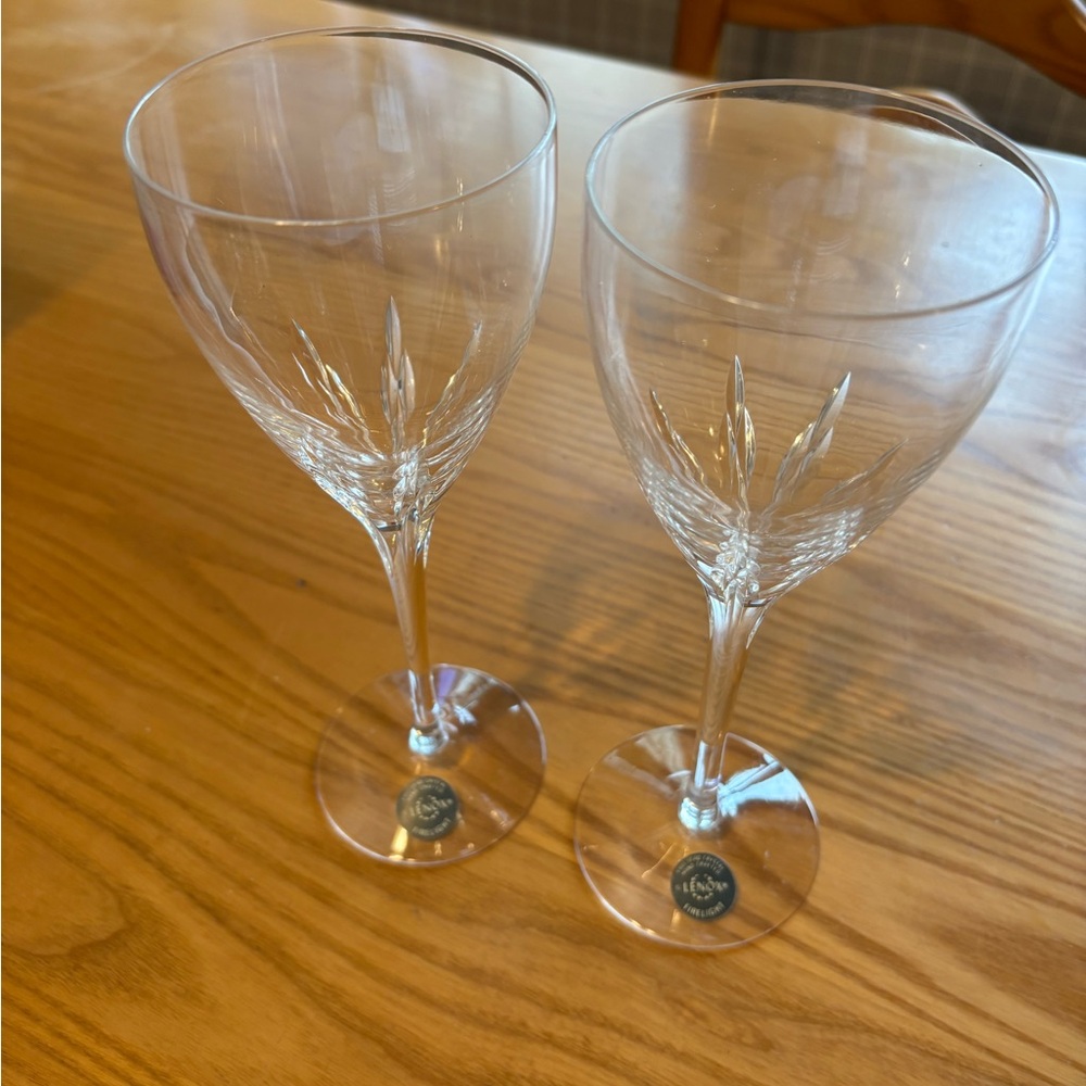 Lenox Firelight Crystal Wine Glass Set-2